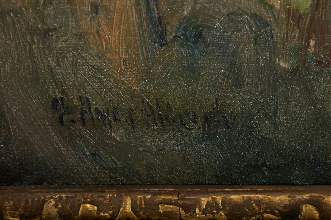 Watermill Scene by George Ames Aldrich