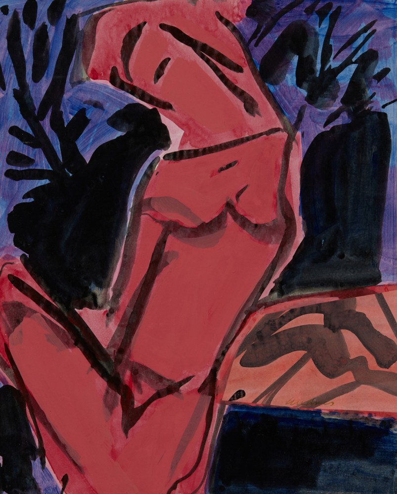 Figure at Night by Richard Andres