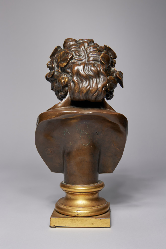 Bust of Antinous as Bacchus with Floral Wreath