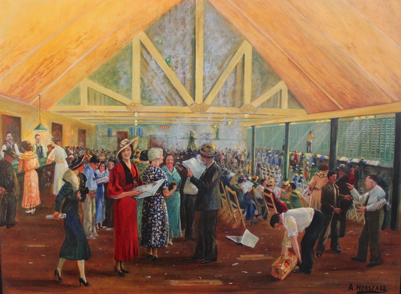 With The Bookies by Arthur Horsfall