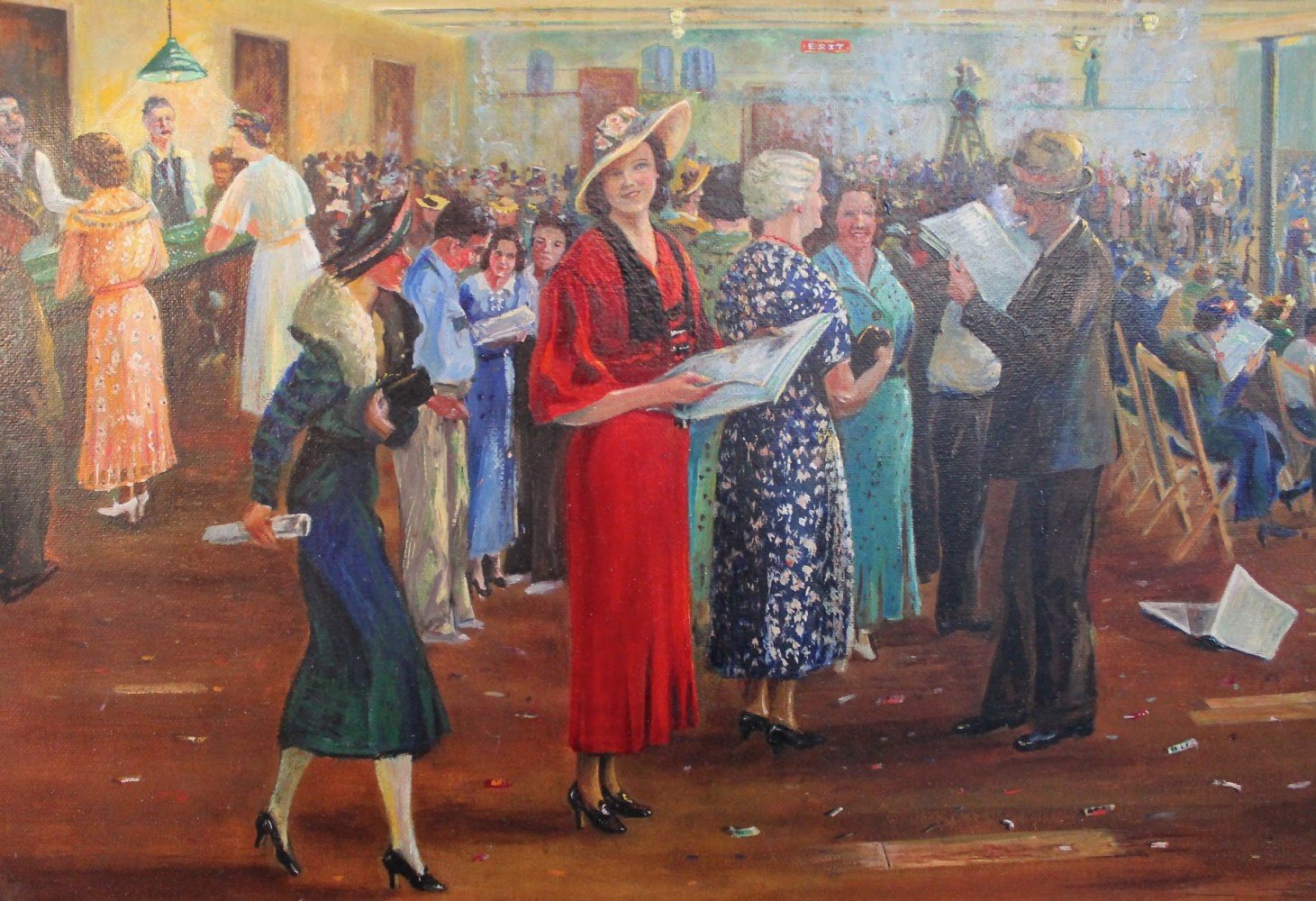 With The Bookies by Arthur Horsfall