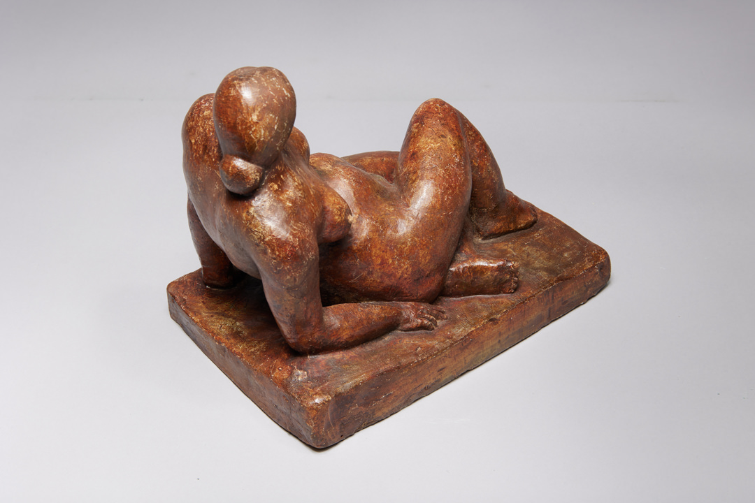 Rubenesque Reclining Nude by Ahron Ben-Shmuel