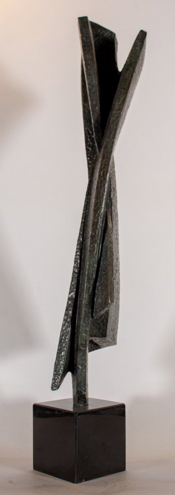 Abstract Bronze Sculpture: 