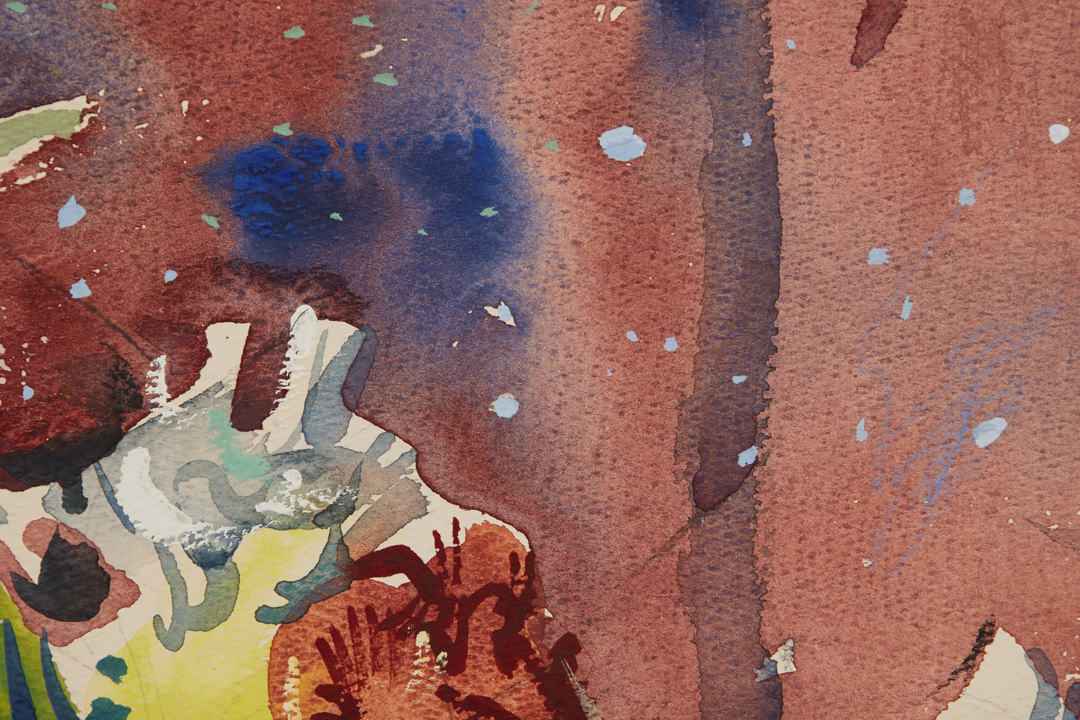 Abstract Floral Still Life by August Frederick Biehle