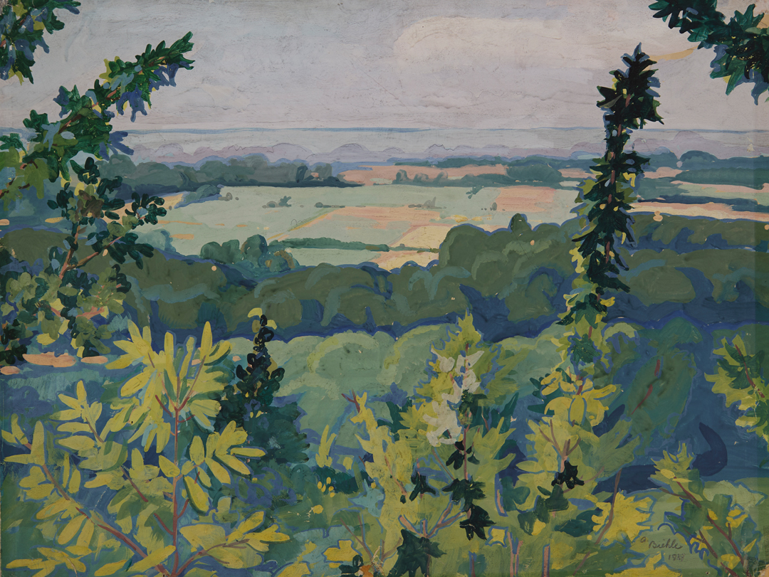 Berlin Heights Looking toward Lake Erie by August Frederick Biehle
