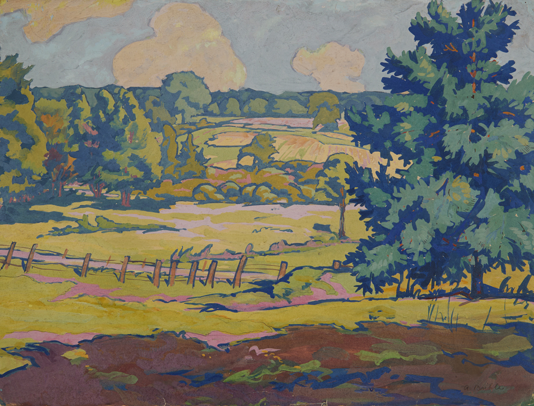 Berlin Heights Landscape by August Frederick Biehle