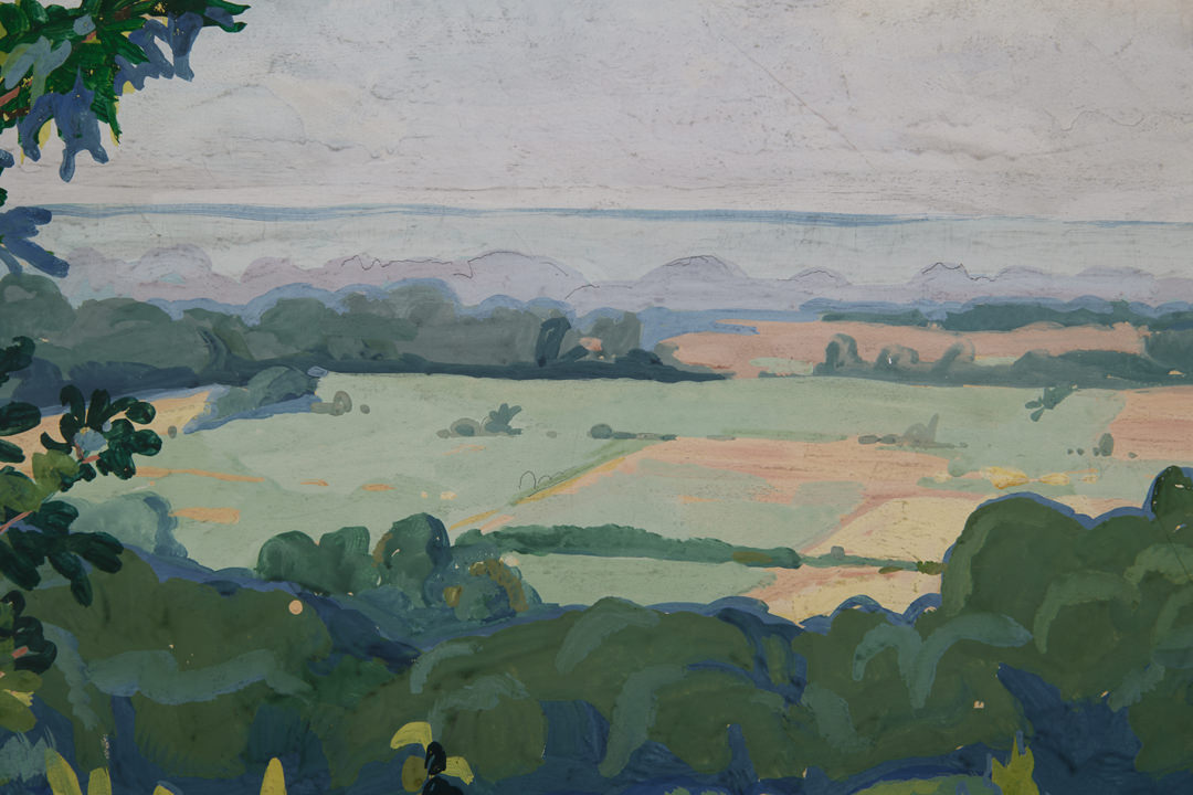 Berlin Heights Looking toward Lake Erie by August Frederick Biehle