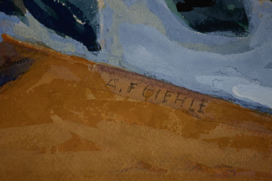 Chrysanthemums and Gerbera Daisies by August Frederick Biehle