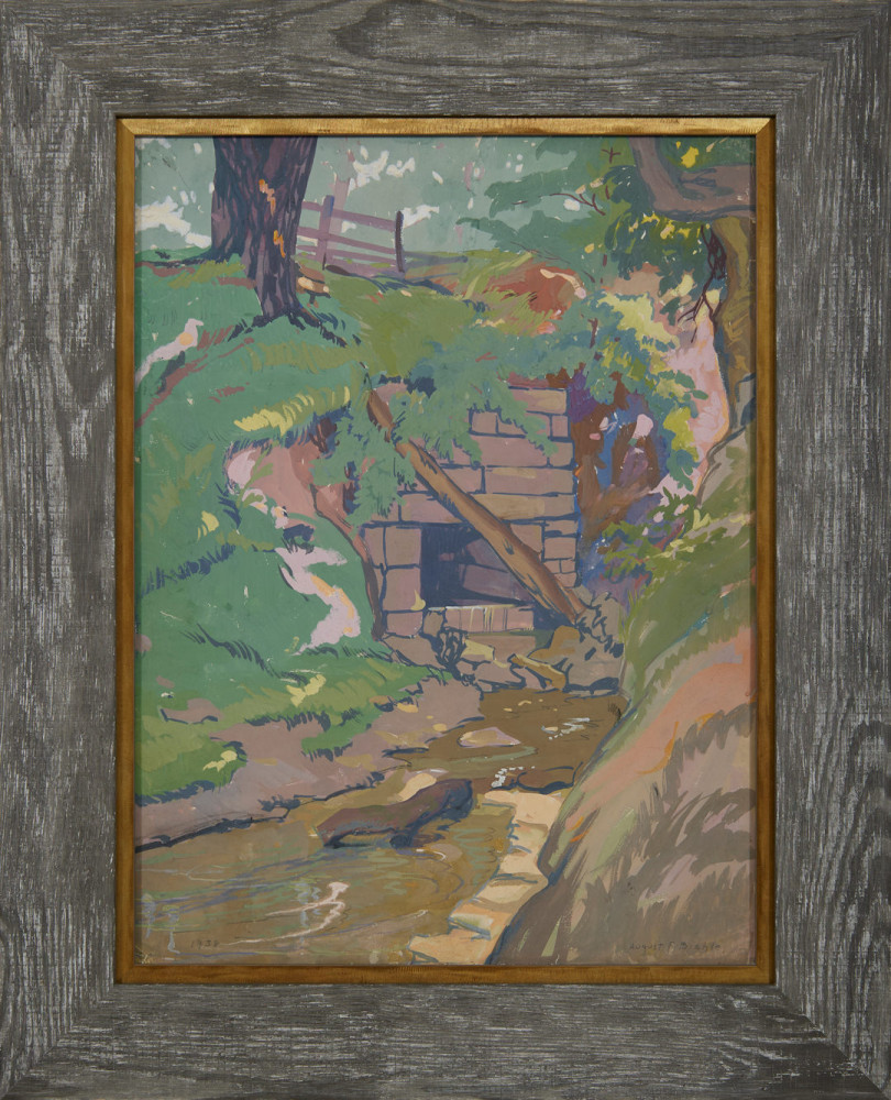 Creek by the Lime Kiln by August Frederick Biehle