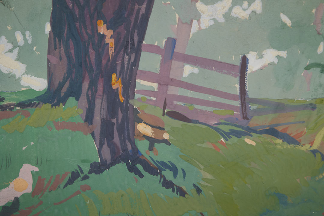 Creek by the Lime Kiln by August Frederick Biehle