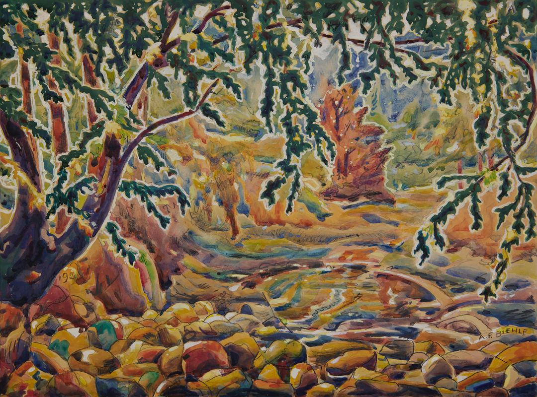 Creek in the Forest by August Frederick Biehle