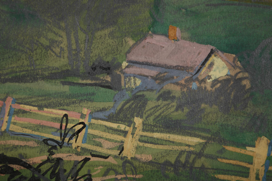 Farm Landscape, Zoar by August Frederick Biehle