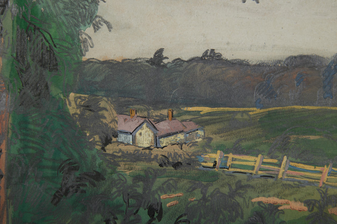 Farm Landscape, Zoar by August Frederick Biehle