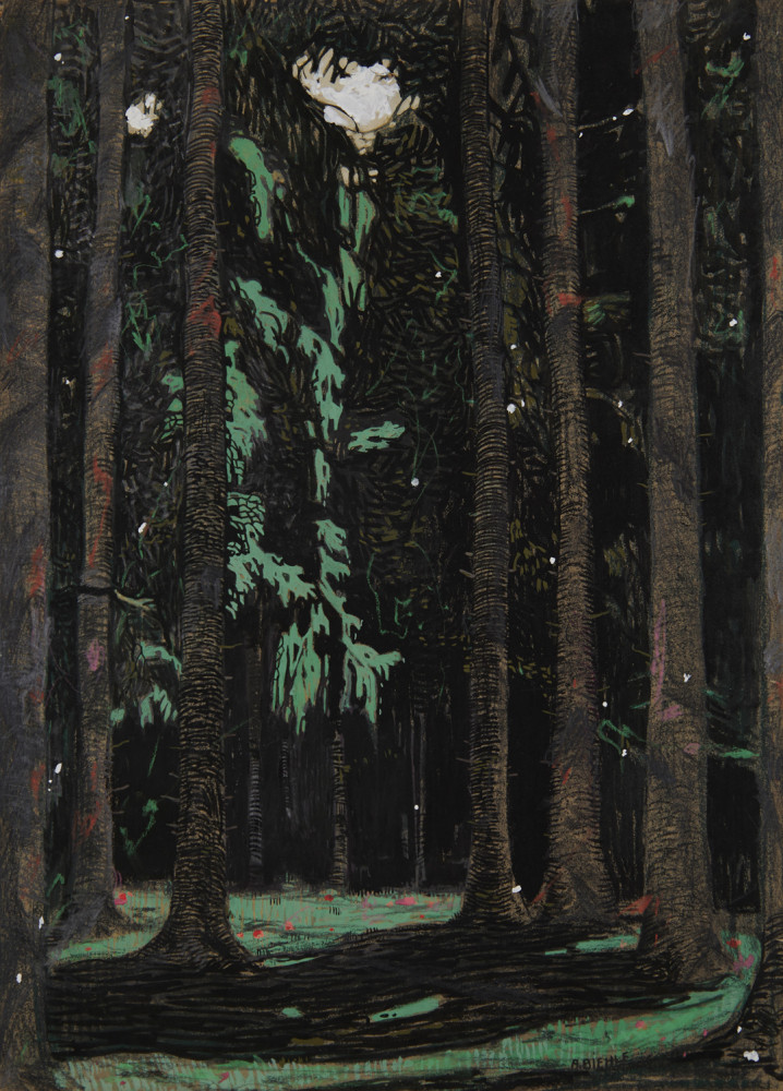 Forest in Germany by August Frederick Biehle