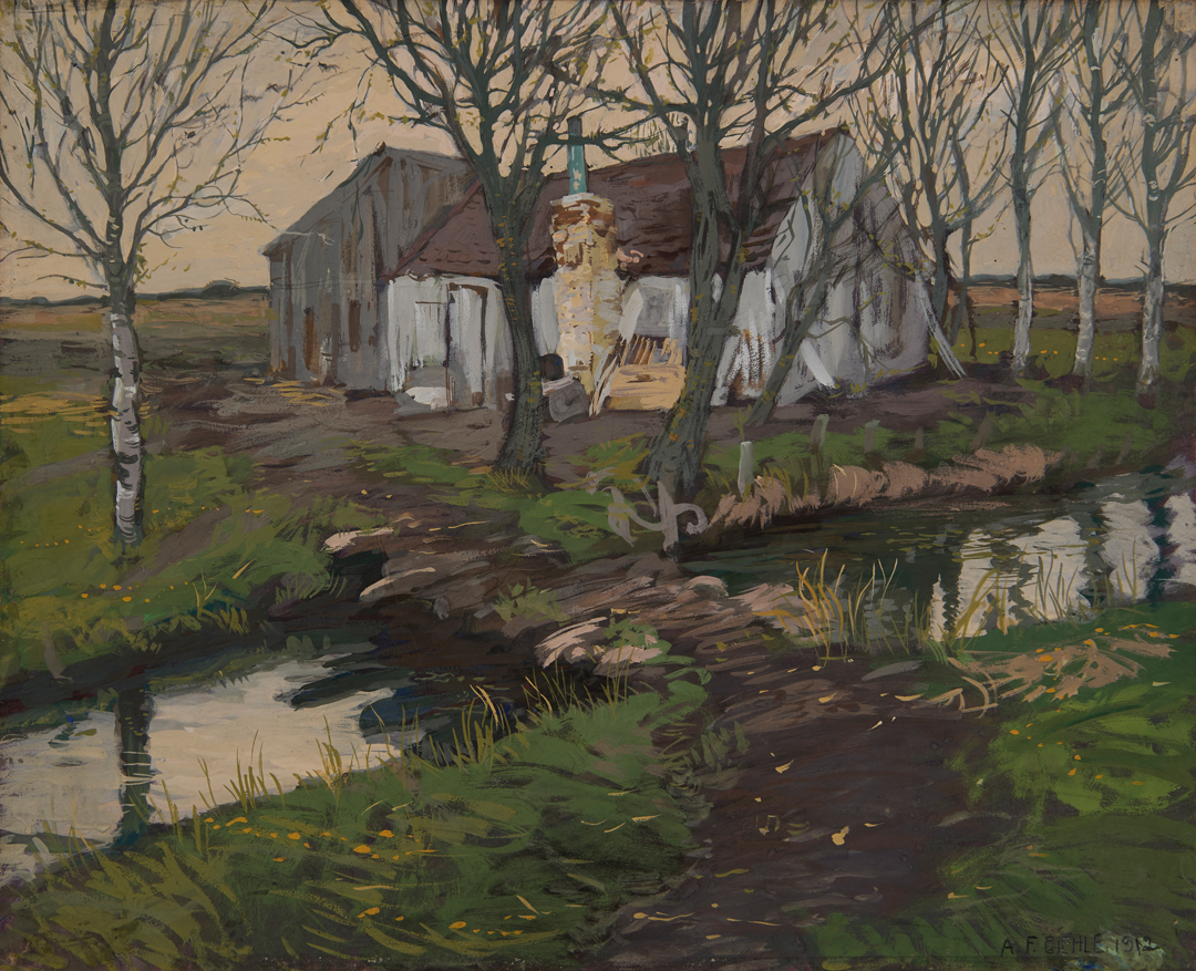 House in the Moor near Munich by August Frederick Biehle