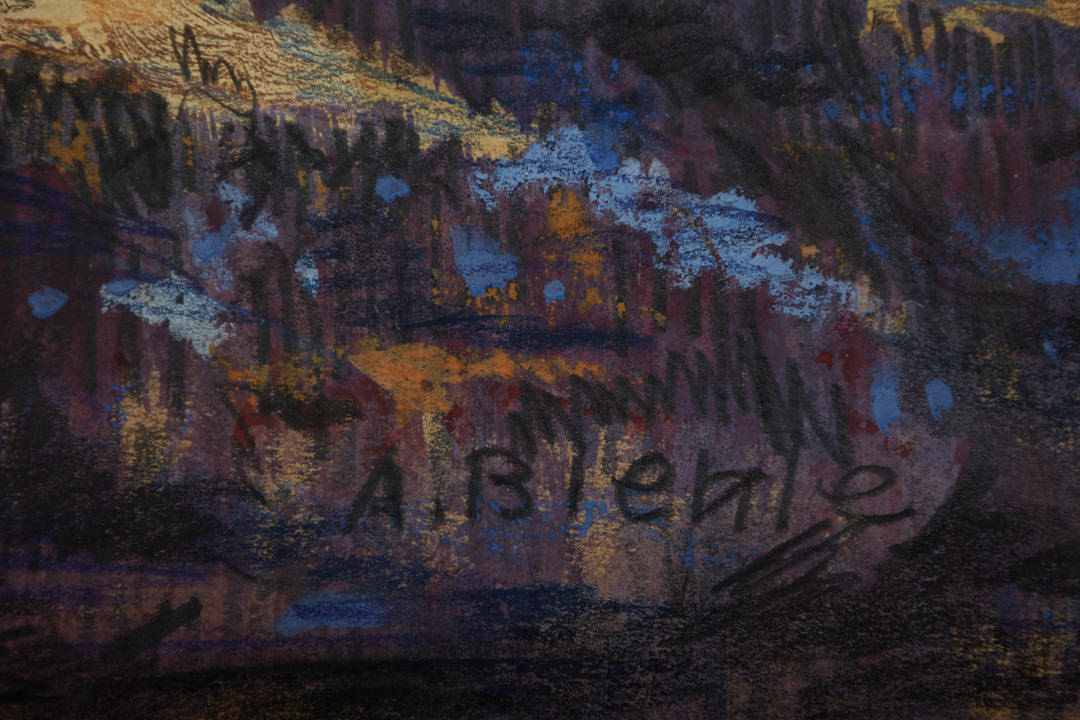 Houses in Zoar by August Frederick Biehle