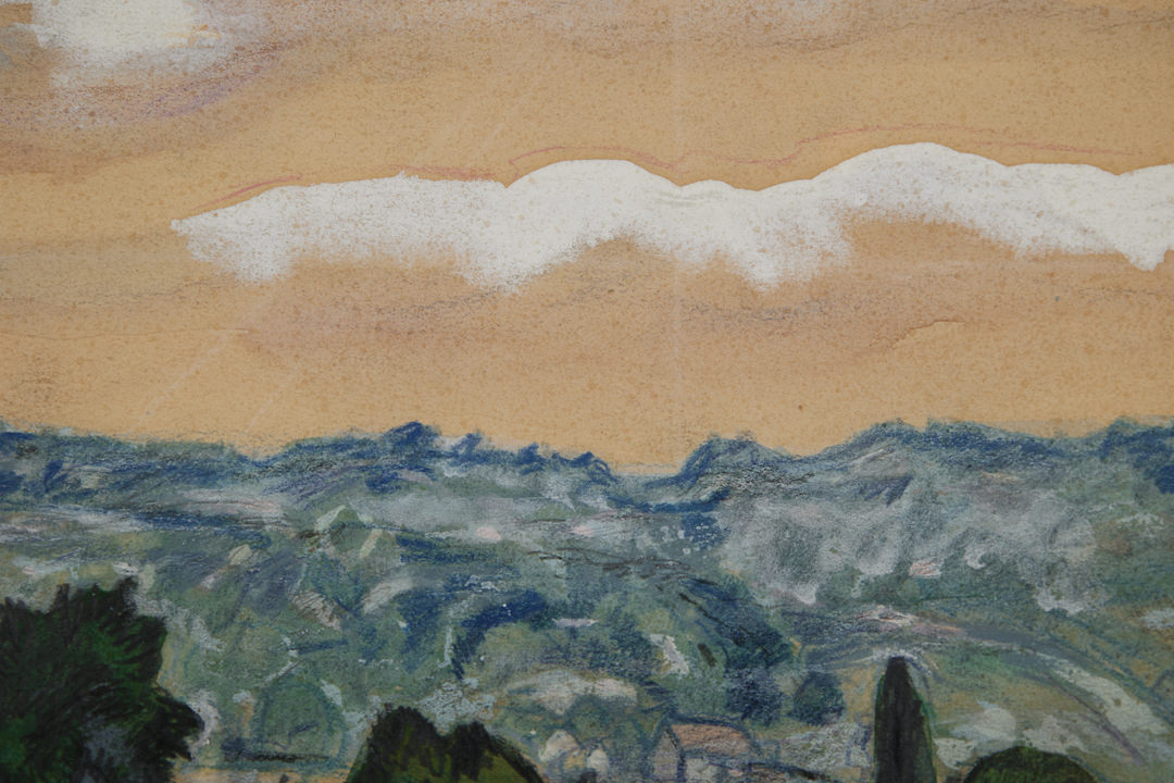 Houses in Zoar by August Frederick Biehle