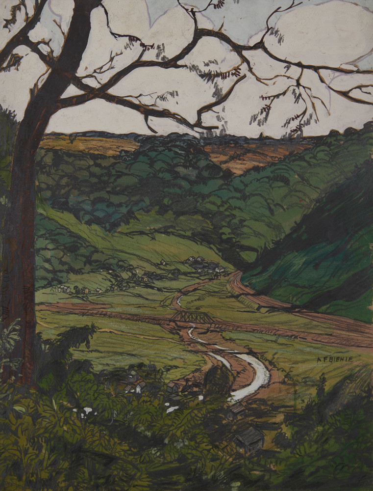 Landscape in West Virginia by August Frederick Biehle