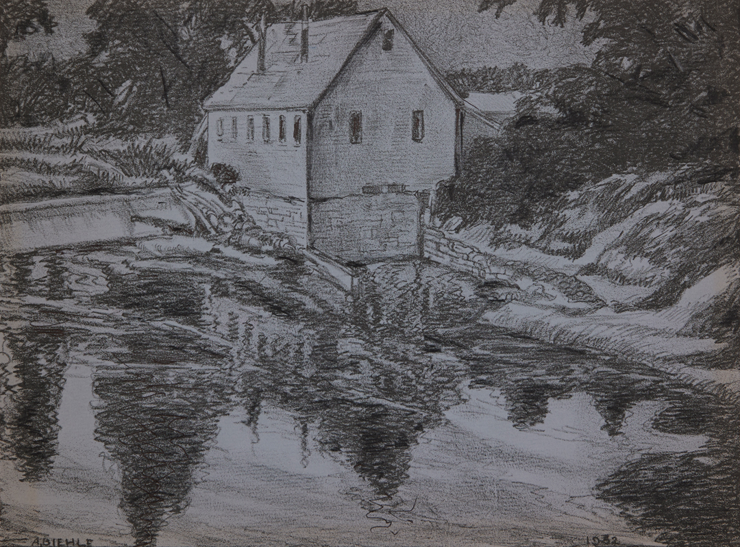 Old Mill at Zoar by August Frederick Biehle
