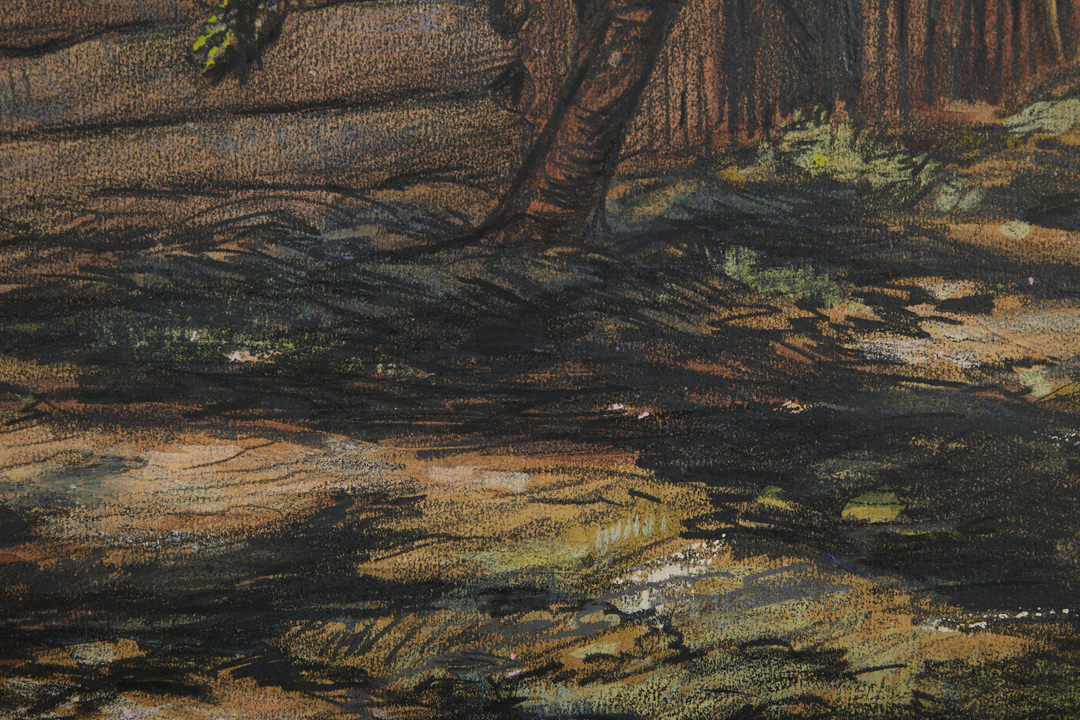 Overgrown Hermitage along Road to Zoar by August Frederick Biehle