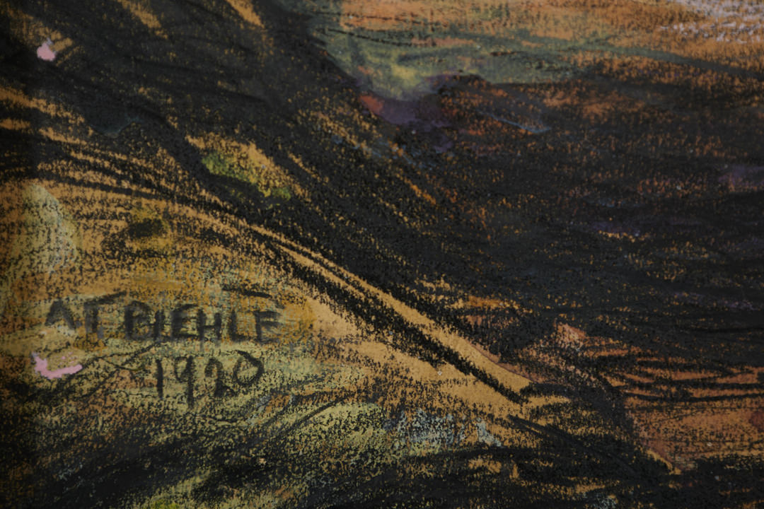 Overgrown Hermitage along Road to Zoar by August Frederick Biehle