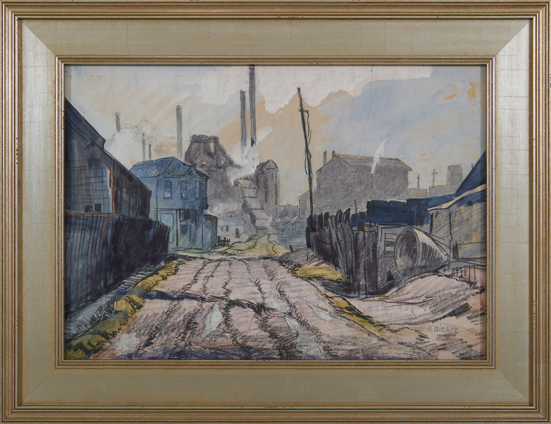 Scranton Road in the Flats by August Frederick Biehle