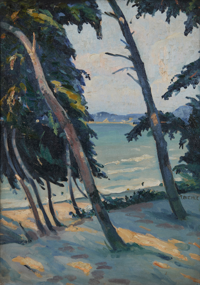 Lake Erie Shore near Berlin Heights by August Frederick Biehle
