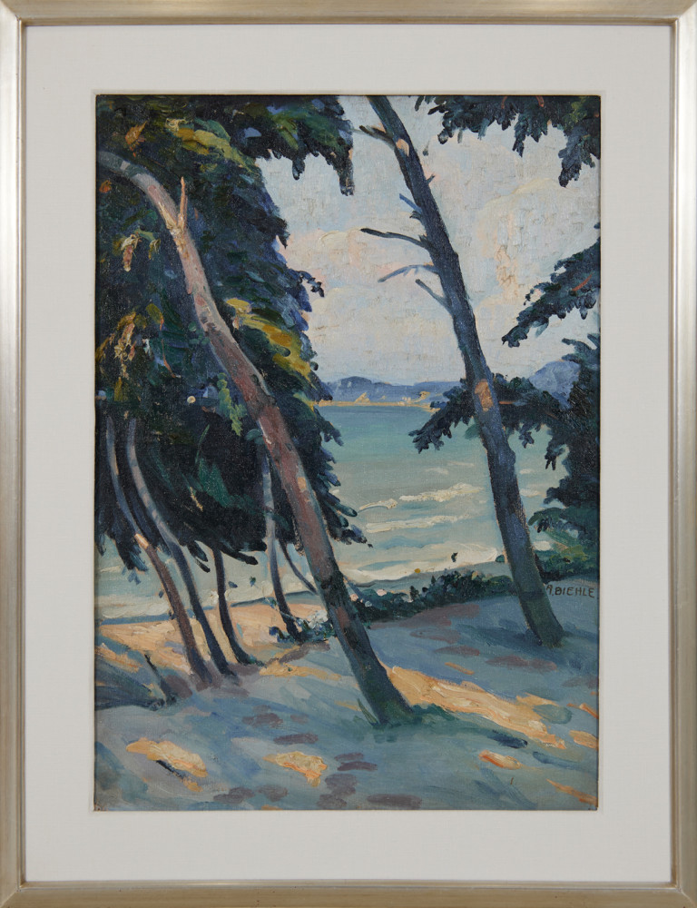 Lake Erie Shore near Berlin Heights by August Frederick Biehle