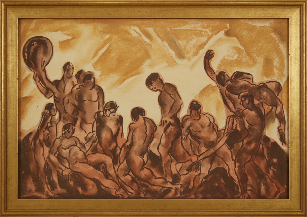 The Struggle by August Frederick Biehle