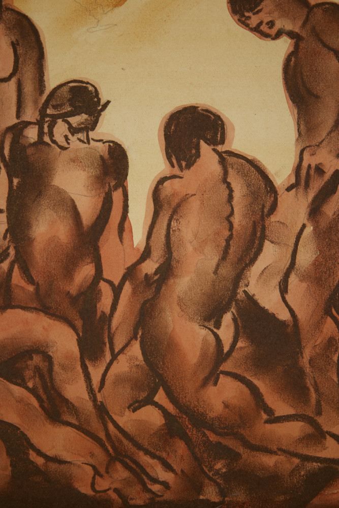 The Struggle by August Frederick Biehle