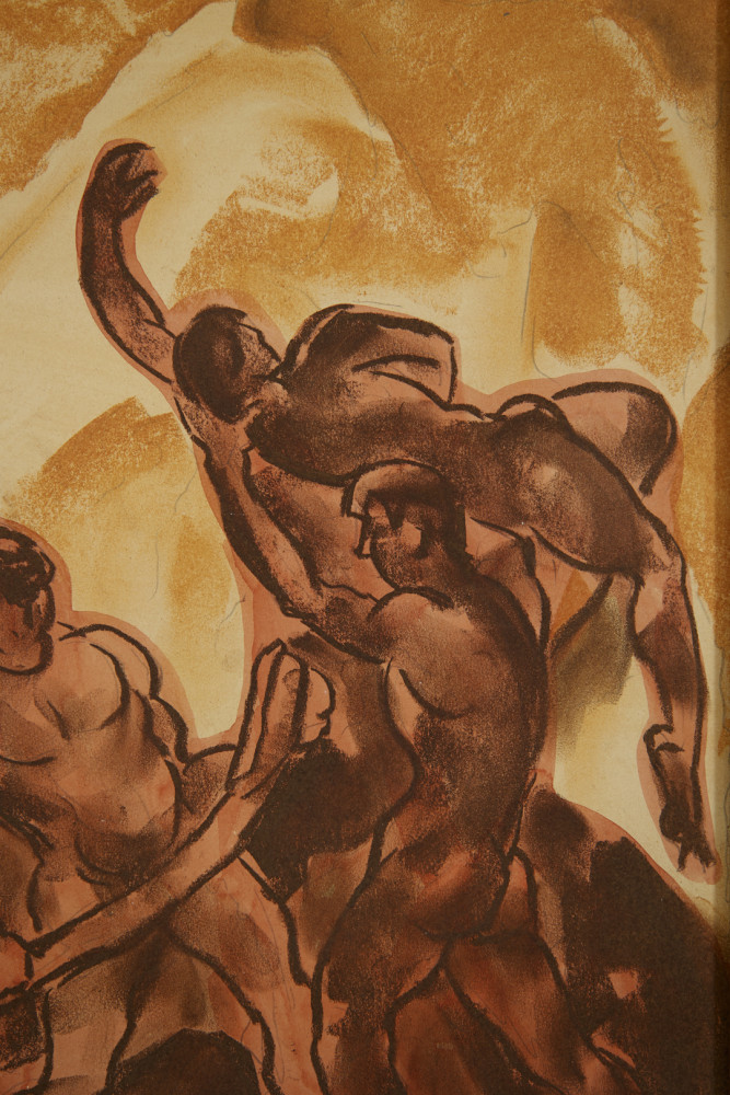 The Struggle by August Frederick Biehle