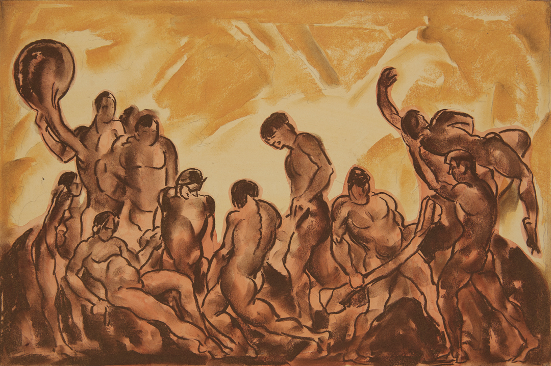 The Struggle by August Frederick Biehle