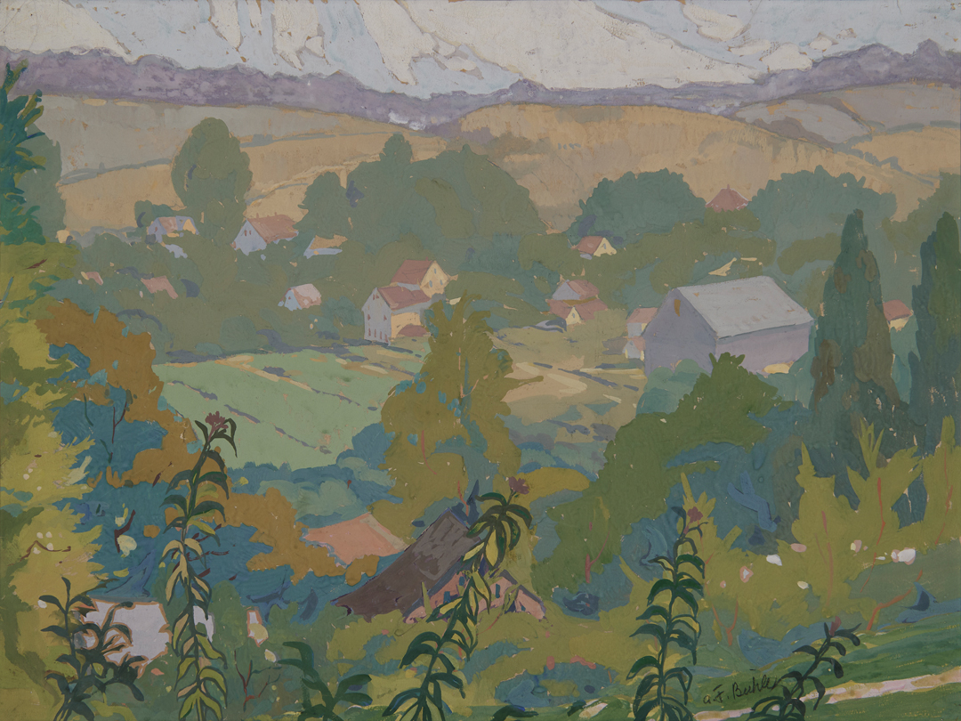 A View of Berlin Heights by August Frederick Biehle