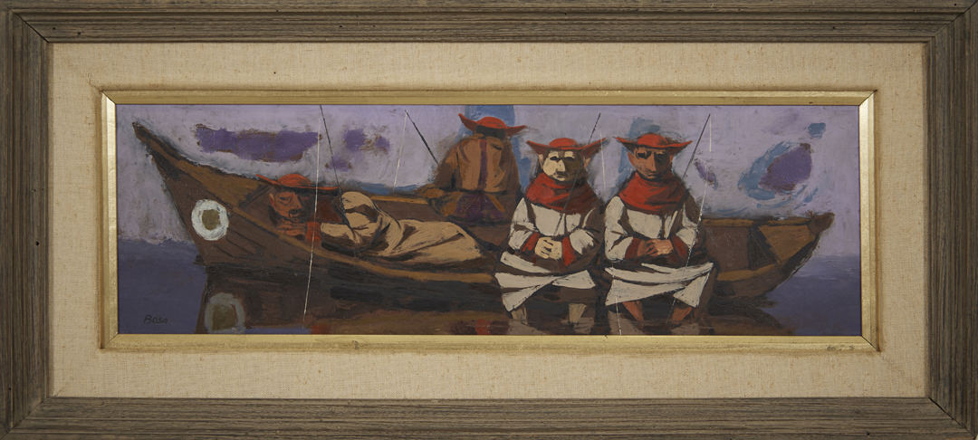 Fishing Priests by Louis Bosa