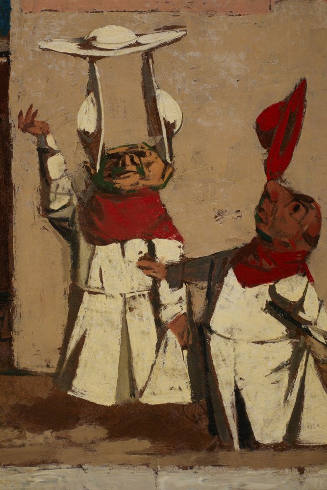 Monks Clowning by Louis Bosa