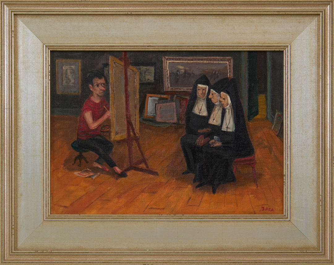 Nuns in My Studio by Louis Bosa