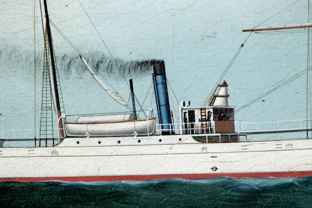 Ship at Sea by 19th Century British School