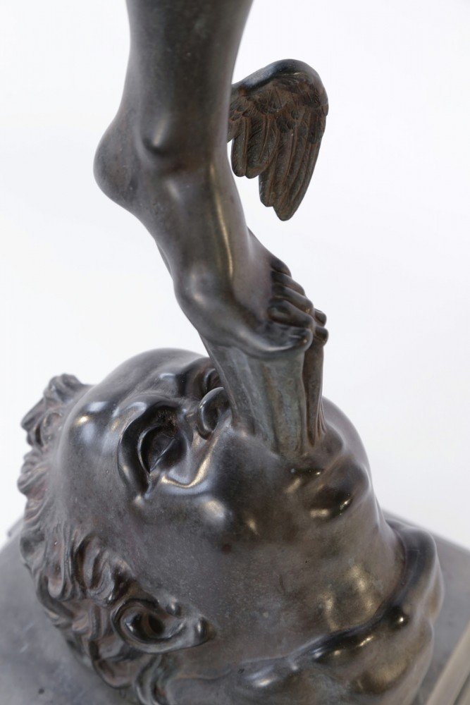A Large Bronze Figure of Mercury by 19th Century French School