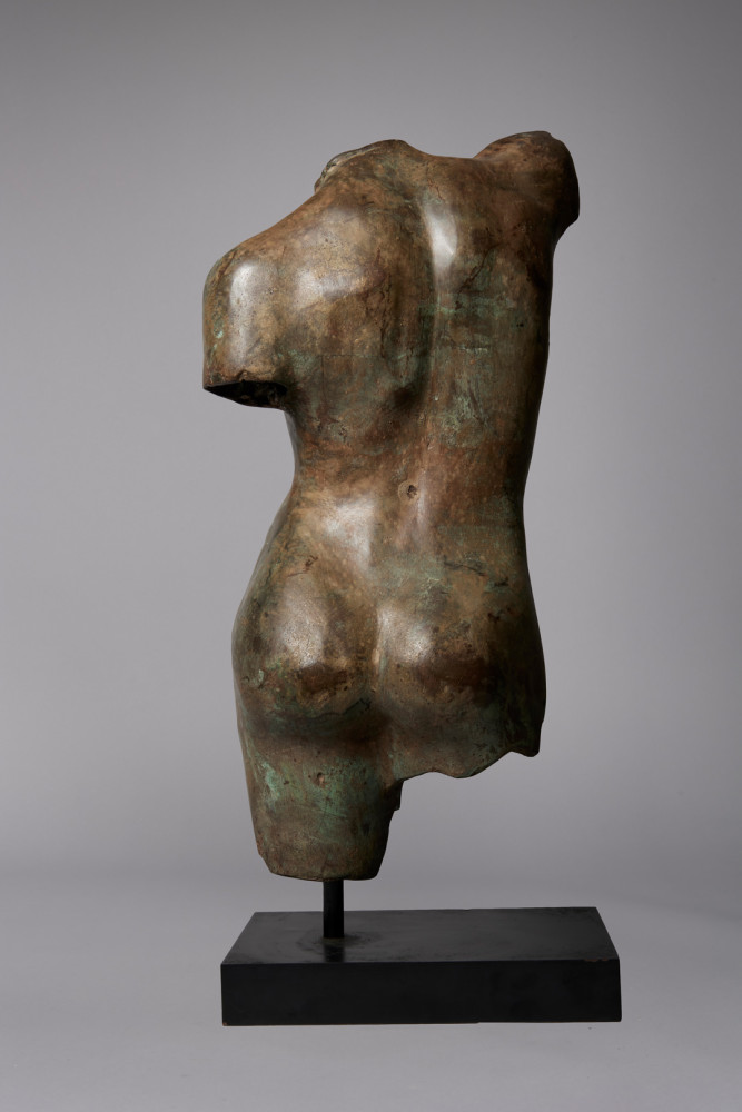 Patinated Bronze Torso after the Antique