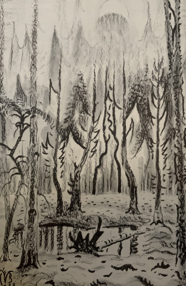 Woodland Pool in Spring by Charles Burchfield