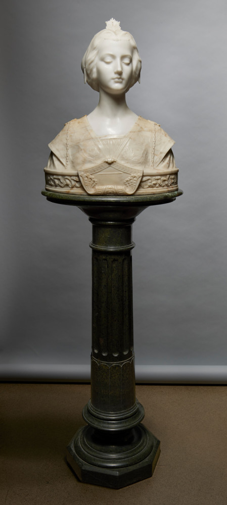 Bust of a Medieval Beauty by 19th/20th Century Italian