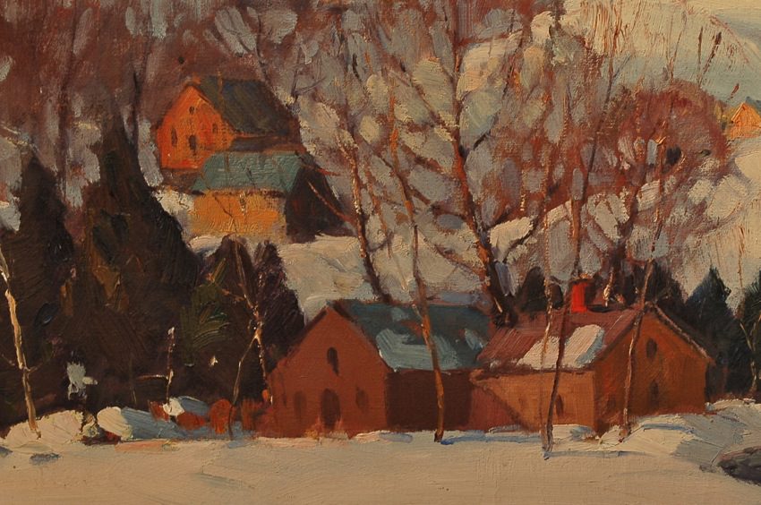 Winter Landscape, New England by Camillo Adriani