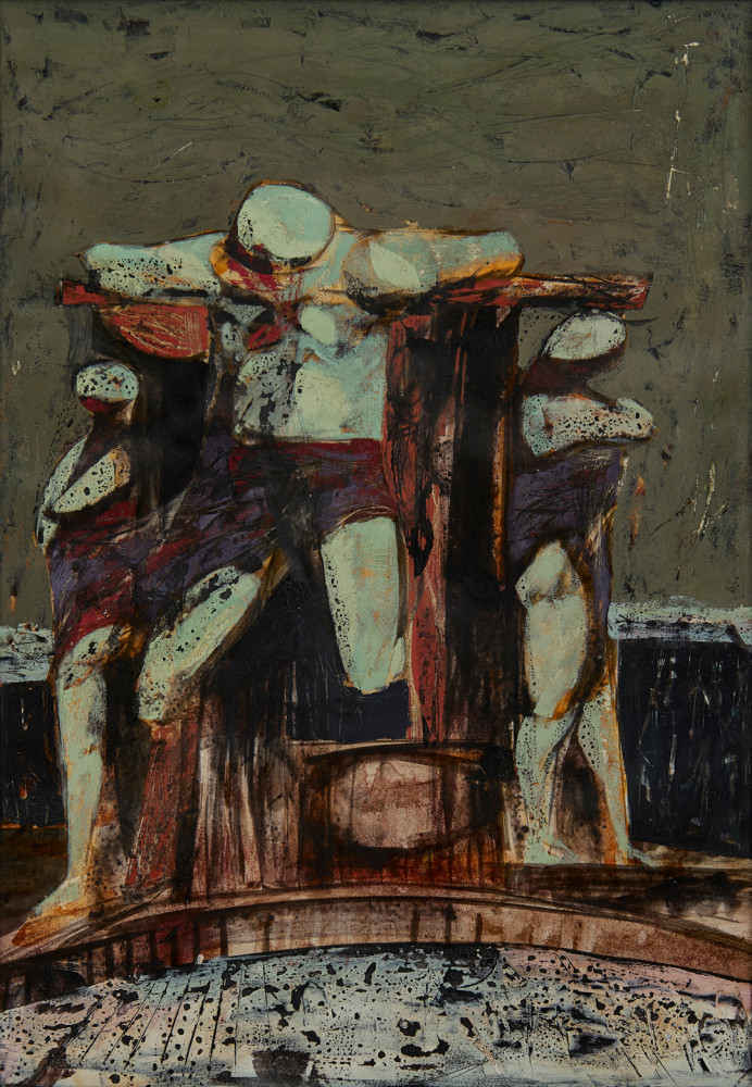 Crucifixion by Robert Carroll