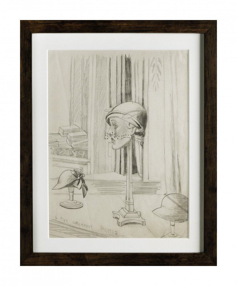 Still Life Graphite on Paper Drawing: 