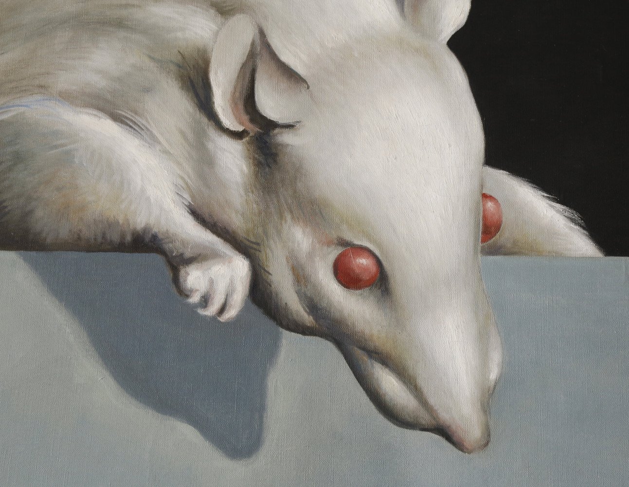 Animal Oil on Canvas Painting: 