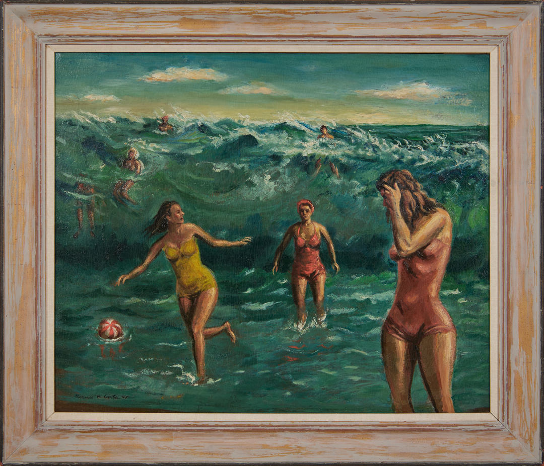 Riding the Surf by Clarence Holbrook Carter