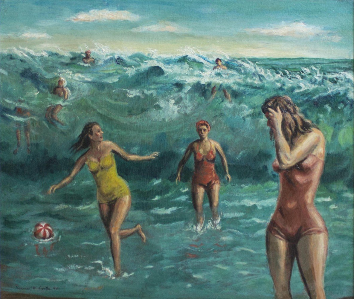 Riding the Surf by Clarence Holbrook Carter