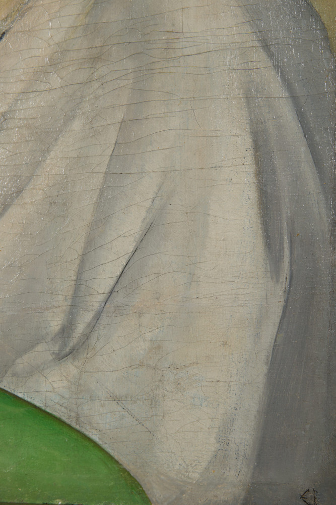 Woman with Fuchsia by Clarence Holbrook Carter