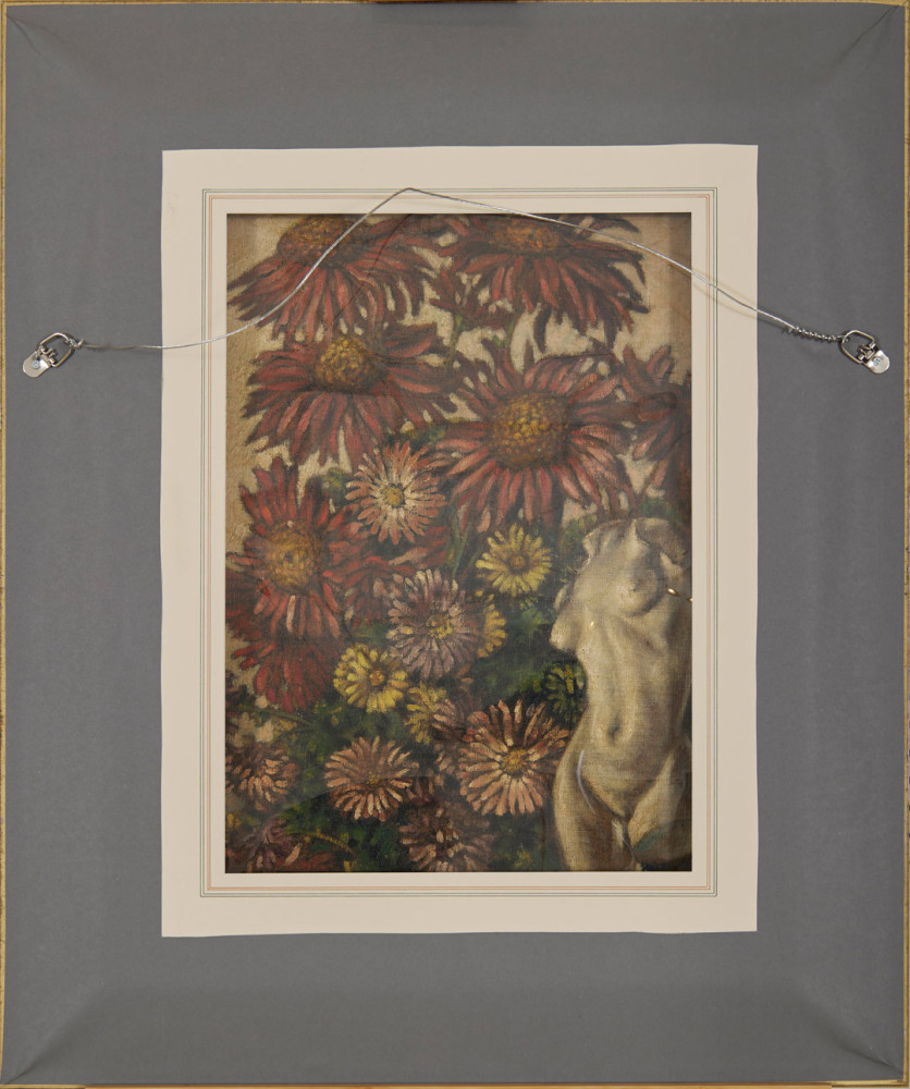 Woman with Fuchsia by Clarence Holbrook Carter