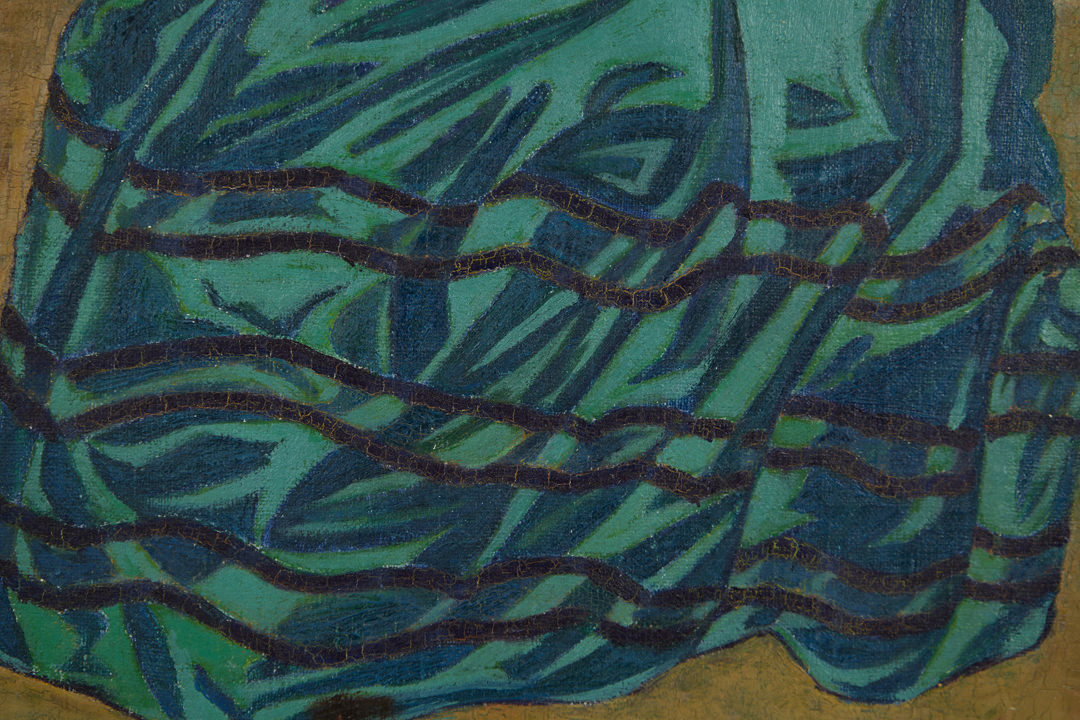 Lady in a Green Gown by Ora Coltman